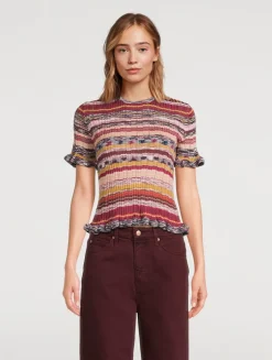 Miya Ruffle-Trimmed Sweater