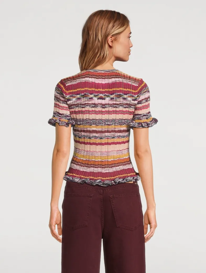 Miya Ruffle-Trimmed Sweater