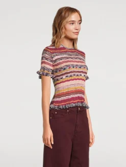 Miya Ruffle-Trimmed Sweater