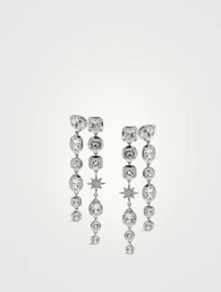 Mélia Grace Silver Double Earrings