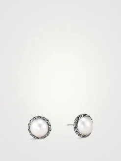 10mm Pearl Stud Earrings