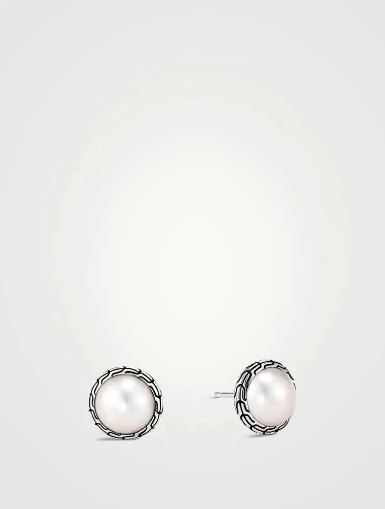 10mm Pearl Stud Earrings