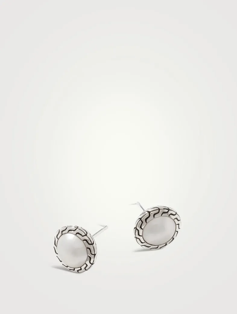 10mm Pearl Stud Earrings