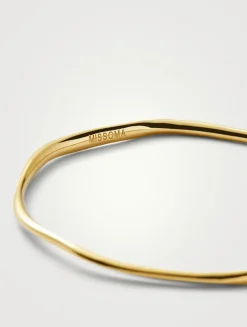 Molten Ripple Bangle Bracelet