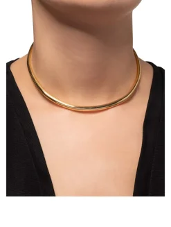 Molten Thin Collar Necklace