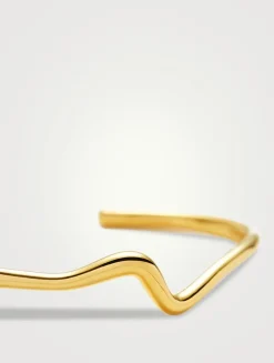 Molten Wave Cuff Bracelet