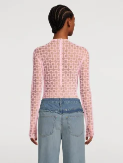 Monogram 72 Tulle Bodysuit