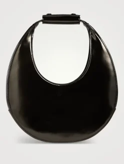 Moon Leather Shoulder Bag