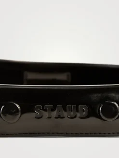 Moon Leather Shoulder Bag