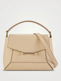 Mosaic Leather Top Handle Bag