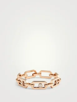 Move Citizen 18K Rose Gold XL Bracelet With Diamonds
