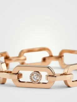 Move Citizen 18K Rose Gold XL Bracelet With Diamonds