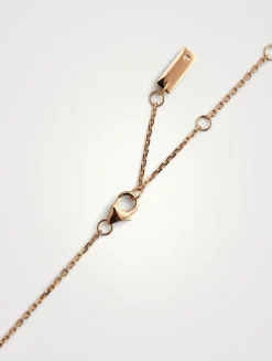 Move Classique 18K Gold Pavé Necklace With Diamonds