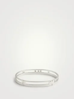 Move Romane 18K Rose Gold Bangle With Diamonds