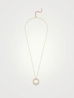 Move Romane 18K Rose Gold Necklace With Diamonds