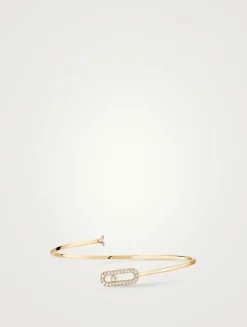 Move Uno Flex Bangle Bracelet With Pavé Diamonds
