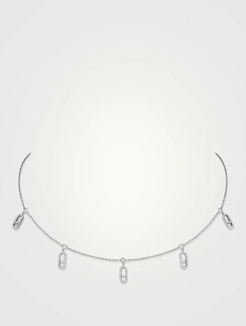 Move Uno 18K Gold Necklace With Diamonds