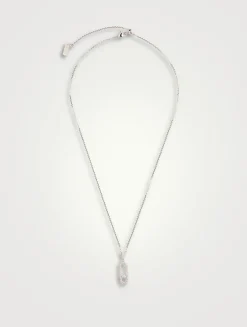 Move Uno 18K Gold Pavé Necklace With Diamonds