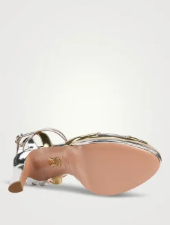 Moves Metallic Platform Sandals