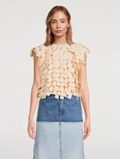 Multi Rectangle Crop Top