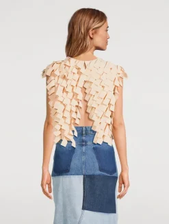 Multi Rectangle Crop Top
