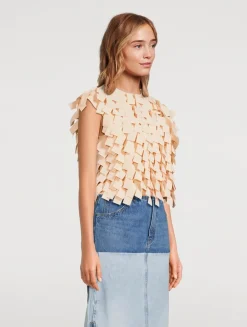 Multi Rectangle Crop Top