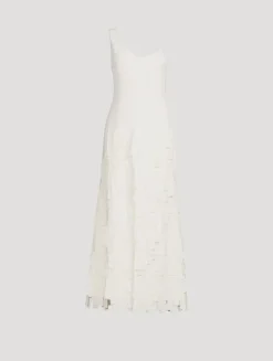 Multi Rectangle Crêpe Maxi Dress