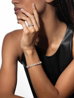 My Twin 18K White Gold Diamond Wedding Ring