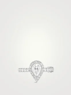 My Twin White Gold Mono Earring With Diamonds