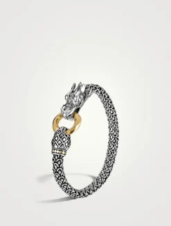 Naga Heritage Two-Tone Dragon Bracelet