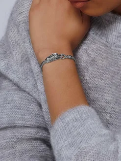 Naga 5mm Bracelet With Black Sapphire