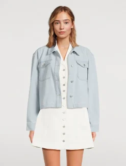 Natalia Cropped Denim Jacket