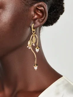 Neroli Earrings With Pearl