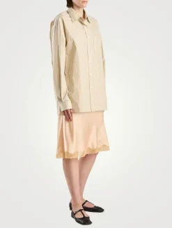 Nesson Organic Cotton Shirt In Stripe Print