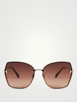 Nickie Square Butterfly Sunglasses