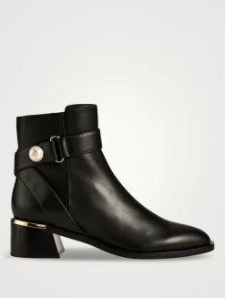 Noor Leather Ankle Boots