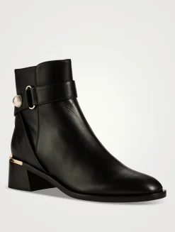 Noor Leather Ankle Boots