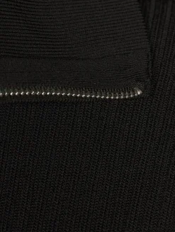 Norah Rib-Knit Half-Zip Sweater