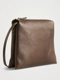 Nu Twin Leather Crossbody Bag