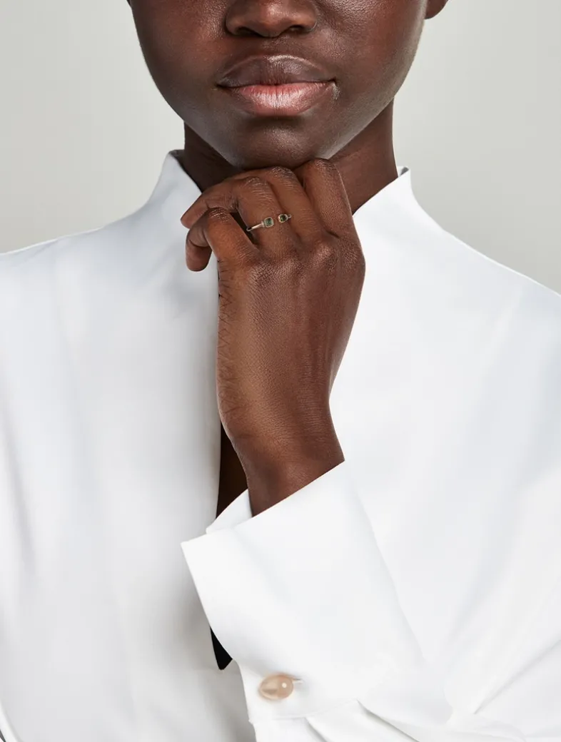 Nudo 18K Rose Gold Bracelet With Prasiolite And Diamonds