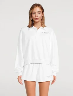 NY Health Club Polo Sweatshirt