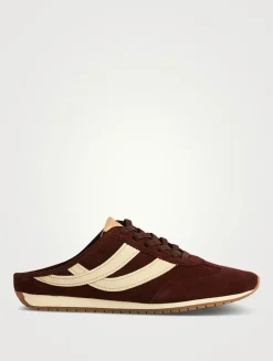 Oasis Suede Sneaker Mules