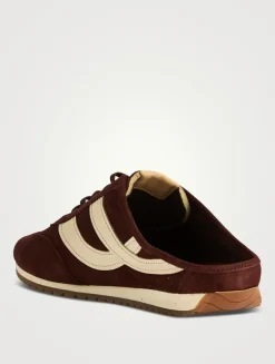 Oasis Suede Sneaker Mules