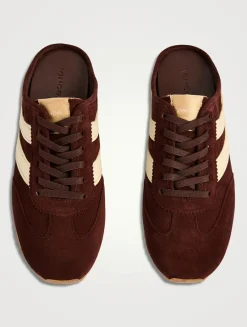 Oasis Suede Sneaker Mules