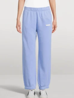 Ocean Blue Cuffed Sport Sweatpants