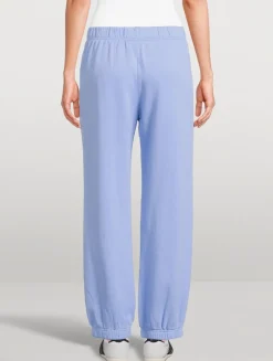 Ocean Blue Cuffed Sport Sweatpants