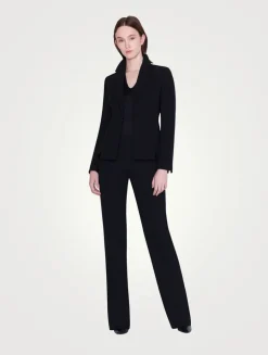 Ocelia Wool Double-Face Blazer