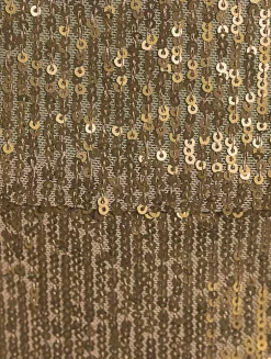 Off-The-Shoulder Metallic Gown