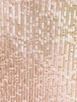 Off-The-Shoulder Sequin Gown