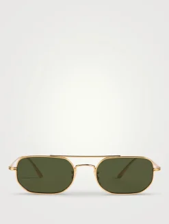 Oliver Peoples x Khaite 1989C Aviator Sunglasses